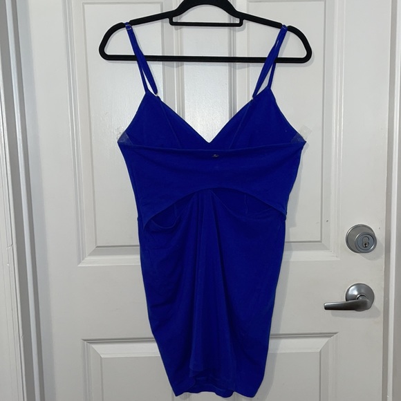 Guess Bodycon Women's Mini Dress Blue Size Large - Picture 3 of 7